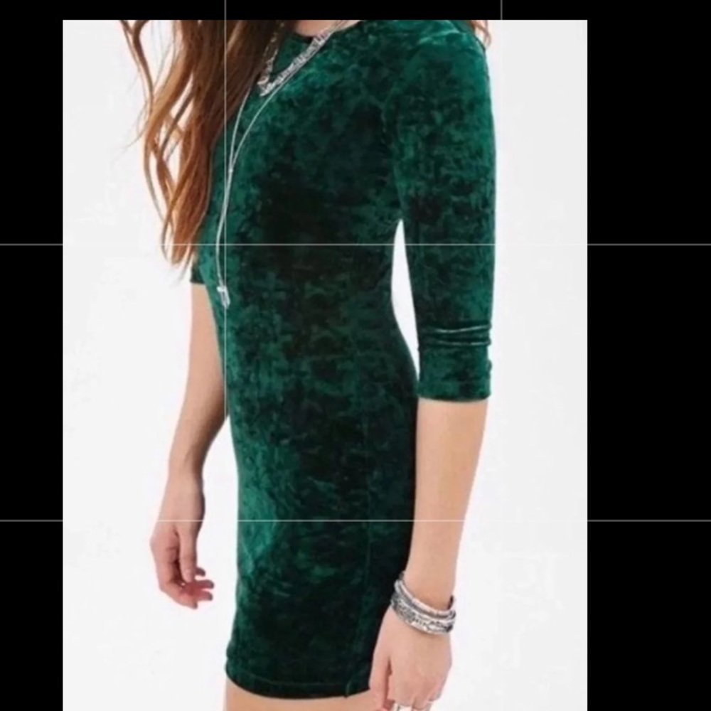 Holiday green dress